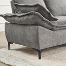" 88.5 Modern Sailboat Sofa Dutch Velvet 3-Seater Sofa with Two Pillows for Small Spaces in Living Rooms, Apartments " 88.5 Modern Sailboat Sofa Dutch Velvet 3-Seater Sofa with Two Pillows for Small Spaces in Living Rooms, Apartments