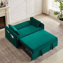 " Sleeper Sofa Bed w/USB Port, 3-in-1 adjustable sleeper with pull-out bed, 2 lumbar pillows and side pocket, soft velvet convertible sleeper sofa bed, suitable for living room bedroom " Sleeper Sofa Bed w/USB Port, 3-in-1 adjustable sleeper with pull-out bed, 2 lumbar pillows and side pocket, soft velvet convertible sleeper sofa bed, suitable for living room bedroom