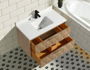 Diamond 36" Floating Bathroom Vanity White Oak Diamond 36" Floating Bathroom Vanity White Oak