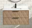 Diamond 36" Floating Bathroom Vanity White Oak Diamond 36" Floating Bathroom Vanity White Oak