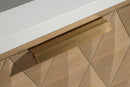 Diamond 36" Floating Bathroom Vanity White Oak Diamond 36" Floating Bathroom Vanity White Oak