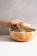 Handmade Ukrainian Stoneware Nesting Bowl Set Handmade Ukrainian Stoneware Nesting Bowl Set