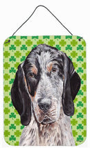 Blue Tick Coonhound Lucky Shamrock St. Patrick's Day Wall or Door Hanging Prints SC9721DS1216 Blue Tick Coonhound Lucky Shamrock St. Patrick's Day Wall or Door Hanging Prints SC9721DS1216