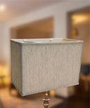 14"W x 10"H Rectangular Drum Lampshade Softback Textured Oatmeal 14"W x 10"H Rectangular Drum Lampshade Softback Textured Oatmeal
