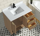 San Diego 36" Freestanding Bathroom Vanity Oak San Diego 36" Freestanding Bathroom Vanity Oak