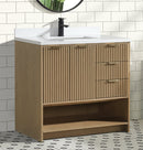 San Diego 36" Freestanding Bathroom Vanity Oak San Diego 36" Freestanding Bathroom Vanity Oak