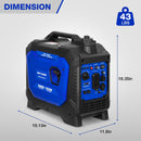 BILT HARD 2500W Portable Inverter Generator – Quiet 80cc 4-Stroke Ducar® Engine, CO Sensor, 120V AC & 12V DC, Compact Backup Power for Camping, RV, Home BILT HARD 2500W Portable Inverter Generator – Quiet 80cc 4-Stroke Ducar® Engine, CO Sensor, 120V AC & 12V DC, Compact Backup Power for Camping, RV, Home