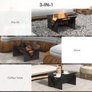 3-In-1 Portable Fire Pit, Stove & Coffee Table 3-In-1 Portable Fire Pit, Stove & Coffee Table