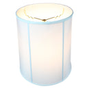12x14x15 White Shantung Fabric Drum Lampshade 12x14x15 White Shantung Fabric Drum Lampshade