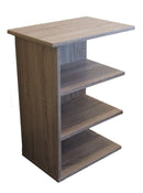 24"H Magazine Rack Chairside End Table Rustic Gray 24"H Magazine Rack Chairside End Table Rustic Gray