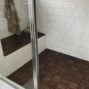 Oiled Acacia Checkered Deck Tiles Oiled Acacia Checkered Deck Tiles