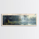 Alligator Lake Florida Panoramic Framed Canvas Print, Lake House Decor, Tropical Landscape, Travel Poster, Wall Art, Scenic Painting Alligator Lake Florida Panoramic Framed Canvas Print, Lake House Decor, Tropical Landscape, Travel Poster, Wall Art, Scenic Painting