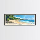 Almonta Beach, Australia Panoramic Beach Print, Vacation Gift, Australia Wall Art, Framed Canvas Print, Framed Beach Painting Almonta Beach, Australia Panoramic Beach Print, Vacation Gift, Australia Wall Art, Framed Canvas Print, Framed Beach Painting