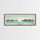Allequash Lake Wisconsin Framed Canvas Print, Panoramic Wall Art, Midcentury Modern, Pop Art, Travel Poster, Living Room Decor Allequash Lake Wisconsin Framed Canvas Print, Panoramic Wall Art, Midcentury Modern, Pop Art, Travel Poster, Living Room Decor