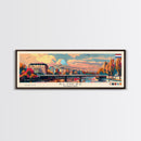 Almere Netherlands Panoramic Travel Poster, Framed Canvas Print or Metal Wall Art, Travel Art, Home Decor, Panoramic Painting, Midcentury Art Almere Netherlands Panoramic Travel Poster, Framed Canvas Print or Metal Wall Art, Travel Art, Home Decor, Panoramic Painting, Midcentury Art