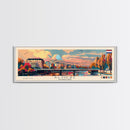 Almere Netherlands Panoramic Travel Poster, Framed Canvas Print or Metal Wall Art, Travel Art, Home Decor, Panoramic Painting, Midcentury Art Almere Netherlands Panoramic Travel Poster, Framed Canvas Print or Metal Wall Art, Travel Art, Home Decor, Panoramic Painting, Midcentury Art