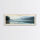 Allegheny Reservoir New York Panoramic Framed Canvas Print, Lake House Decor, Abstract Landscape, Travel Poster, Modern Wall Art, Calm Waters Allegheny Reservoir New York Panoramic Framed Canvas Print, Lake House Decor, Abstract Landscape, Travel Poster, Modern Wall Art, Calm Waters