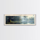 Alligator Lake Florida Panoramic Framed Canvas Print, Lake House Decor, Tropical Landscape, Travel Poster, Wall Art, Scenic Painting Alligator Lake Florida Panoramic Framed Canvas Print, Lake House Decor, Tropical Landscape, Travel Poster, Wall Art, Scenic Painting