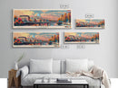 Almere Netherlands Panoramic Travel Poster, Framed Canvas Print or Metal Wall Art, Travel Art, Home Decor, Panoramic Painting, Midcentury Art Almere Netherlands Panoramic Travel Poster, Framed Canvas Print or Metal Wall Art, Travel Art, Home Decor, Panoramic Painting, Midcentury Art