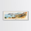 Almeria Spain Panoramic Travel Poster, Framed Canvas Print or Metal Wall Art, Travel Art, Home Decor, Panoramic Painting, Midcentury Art Almeria Spain Panoramic Travel Poster, Framed Canvas Print or Metal Wall Art, Travel Art, Home Decor, Panoramic Painting, Midcentury Art