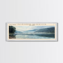 Allegheny Reservoir New York Panoramic Framed Canvas Print, Lake House Decor, Abstract Landscape, Travel Poster, Modern Wall Art, Calm Waters Allegheny Reservoir New York Panoramic Framed Canvas Print, Lake House Decor, Abstract Landscape, Travel Poster, Modern Wall Art, Calm Waters