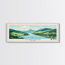 Allegheny Reservoir New York Framed Canvas Print, Panoramic Travel Poster, Pop Art, Midcentury Modern Wall Art, Lake House Art Allegheny Reservoir New York Framed Canvas Print, Panoramic Travel Poster, Pop Art, Midcentury Modern Wall Art, Lake House Art