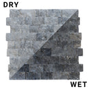Silver Shadow Split Face Marble Wall Tile 4"x Free Length Silver Shadow Split Face Marble Wall Tile 4"x Free Length
