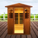 Premium 4-Person Luxury Low EMF Outdoor FAR Infrared Home Sauna With Bluetooth Audio, 2050W (SAK15372) Premium 4-Person Luxury Low EMF Outdoor FAR Infrared Home Sauna With Bluetooth Audio, 2050W (SAK15372)