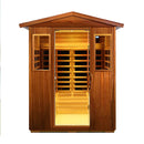 Premium 4-Person Luxury Low EMF Outdoor FAR Infrared Home Sauna With Bluetooth Audio, 2050W (SAK15372) Premium 4-Person Luxury Low EMF Outdoor FAR Infrared Home Sauna With Bluetooth Audio, 2050W (SAK15372)