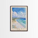 Almonta Beach, Australia Watercolor Beach Print, Vacation Gift, Australia Wall Art, Framed Canvas Print, Framed Beach Painting Almonta Beach, Australia Watercolor Beach Print, Vacation Gift, Australia Wall Art, Framed Canvas Print, Framed Beach Painting