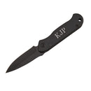 All Black Locking Pocket Knife 3.5" L Closed All Black Locking Pocket Knife 3.5" L Closed
