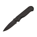 All Black Locking Pocket Knife 3.5" L Closed All Black Locking Pocket Knife 3.5" L Closed