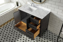 Huntington 42" Bathroom Vanity Weathered Gray Huntington 42" Bathroom Vanity Weathered Gray