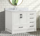 Huntington 42" Bathroom Vanity White Huntington 42" Bathroom Vanity White