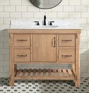 Marina 42" Bathroom Vanity Driftwood Finish Marina 42" Bathroom Vanity Driftwood Finish