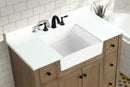 Sally 42" Bathroom Vanity Weathered Fir - White Engineered Countertop Sally 42" Bathroom Vanity Weathered Fir - White Engineered Countertop