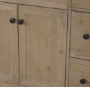 Sally 42" Bathroom Vanity Weathered Fir - White Engineered Countertop Sally 42" Bathroom Vanity Weathered Fir - White Engineered Countertop