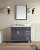 Newport 42" Bathroom Vanity Charcoal Newport 42" Bathroom Vanity Charcoal