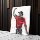 Tiger Woods Canvas Art – Masters Celebration Wall Decor Tiger Woods Canvas Art – Masters Celebration Wall Decor