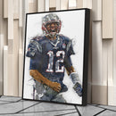 Tom Brady Canvas Art – New England Patriots Wall Decor Tom Brady Canvas Art – New England Patriots Wall Decor