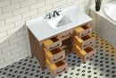 Lauren 48" Bathroom Vanity Weathered Fir Finish Lauren 48" Bathroom Vanity Weathered Fir Finish