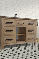 Lauren 48" Bathroom Vanity Weathered Fir Finish Lauren 48" Bathroom Vanity Weathered Fir Finish