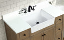 Sally 48" Bathroom Vanity Weathered Fir - White Engineered Countertop Sally 48" Bathroom Vanity Weathered Fir - White Engineered Countertop