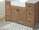 Sally 48" Bathroom Vanity Ash Brown Sally 48" Bathroom Vanity Ash Brown