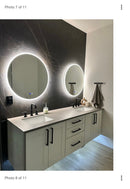Zeek 30" BackLit LED Round Bathroom Wall Mirror MARD30 Zeek 30" BackLit LED Round Bathroom Wall Mirror MARD30