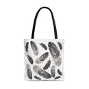 "Crow Feathers" Heavy-Duty Canvas Tote Bag "Crow Feathers" Heavy-Duty Canvas Tote Bag