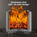 Portable Tabletop Stainless Steel Fire Pit for Outdoor Patio, Backyard Picnic, Bonfire, and Camping Portable Tabletop Stainless Steel Fire Pit for Outdoor Patio, Backyard Picnic, Bonfire, and Camping