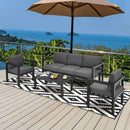Premium Outdoor Aluminum Furniture Set For Backyard & Poolside, 4PCS (SAK73532) Premium Outdoor Aluminum Furniture Set For Backyard & Poolside, 4PCS (SAK73532)