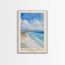 Almonta Beach, Australia Watercolor Beach Print, Vacation Gift, Australia Wall Art, Framed Canvas Print, Framed Beach Painting Almonta Beach, Australia Watercolor Beach Print, Vacation Gift, Australia Wall Art, Framed Canvas Print, Framed Beach Painting