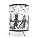 "Dance With The Devil" Tripod Table Lamp "Dance With The Devil" Tripod Table Lamp